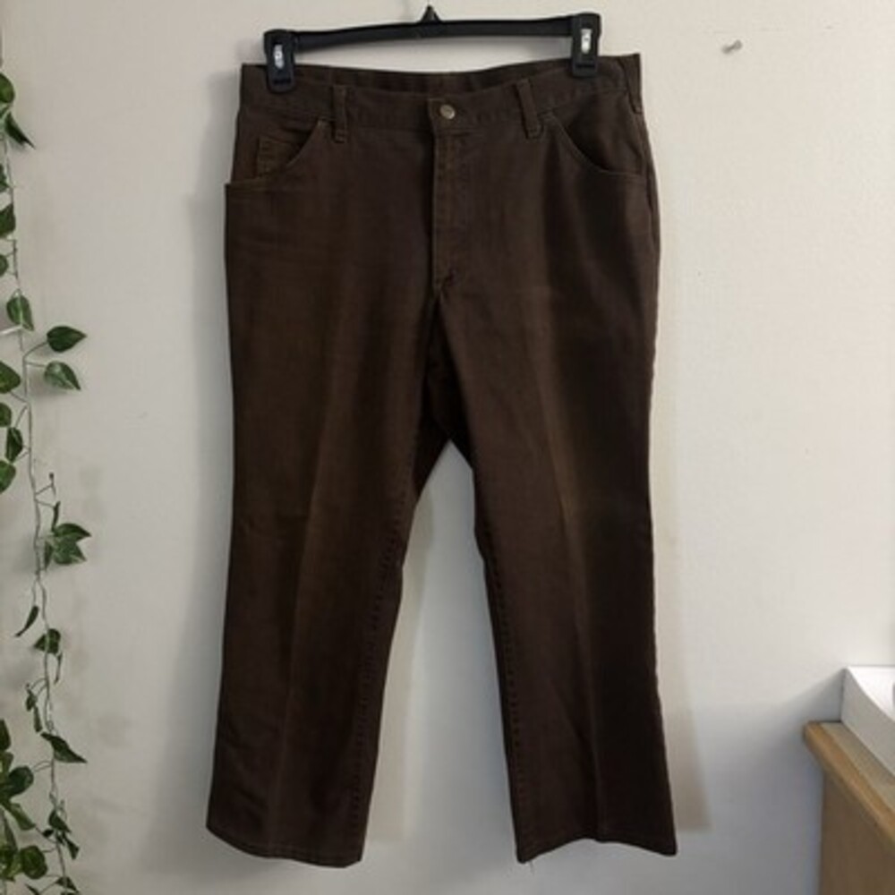 Vintage Lee Brown Denim Jeans | Actual 33x25 | Worn Tag | Workwear